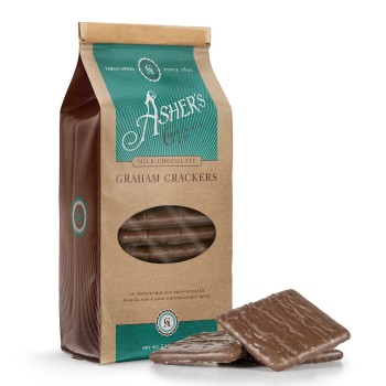 Asher's Milk Chocolate Graham Crackers Asher's Milk Chocolate Graham Crackers