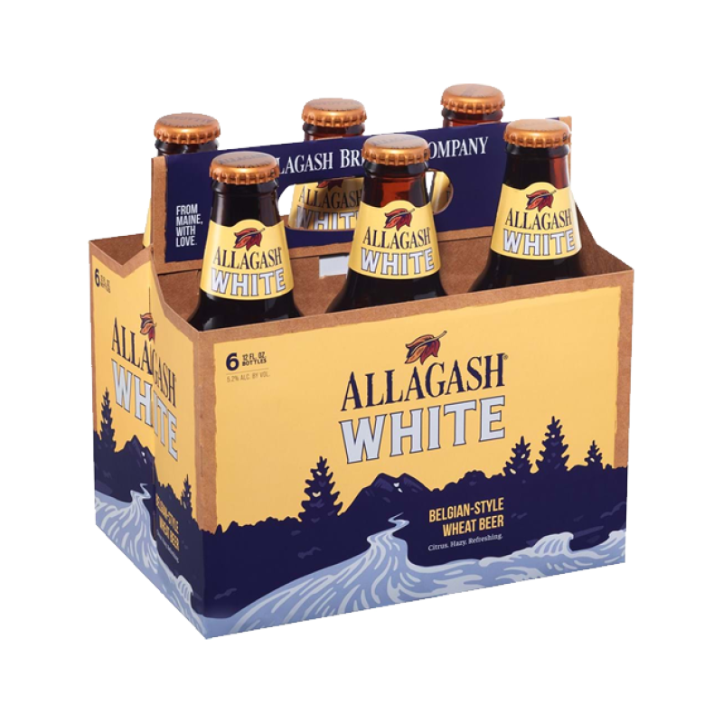 Allagash White 12oz 6 Bttl