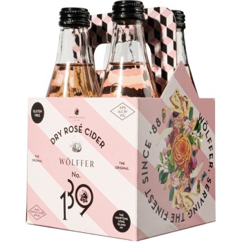 Wölffer Dry Rosé Cider 139 4 Bottles Pk