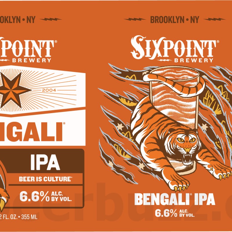Sixpoint Bengali IPA 6 Cans 12 Fl oz