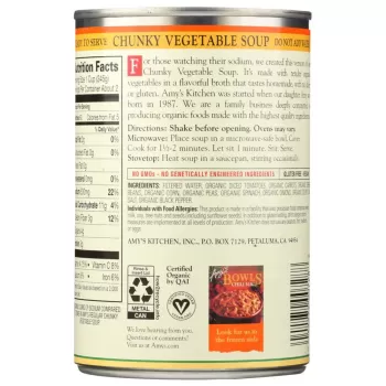 Amy's Organic Chunky Vegetable Soup Amy's Organic Chunky Vegetable Soup
