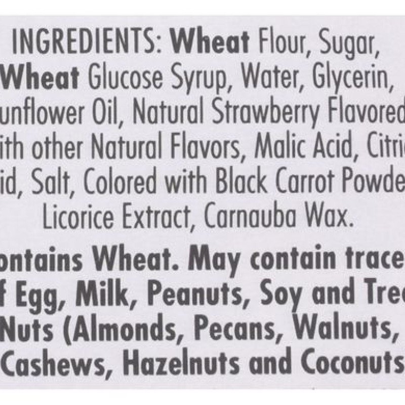 Australian Licorice Strawberry Flavored Australian Licorice Strawberry Flavored