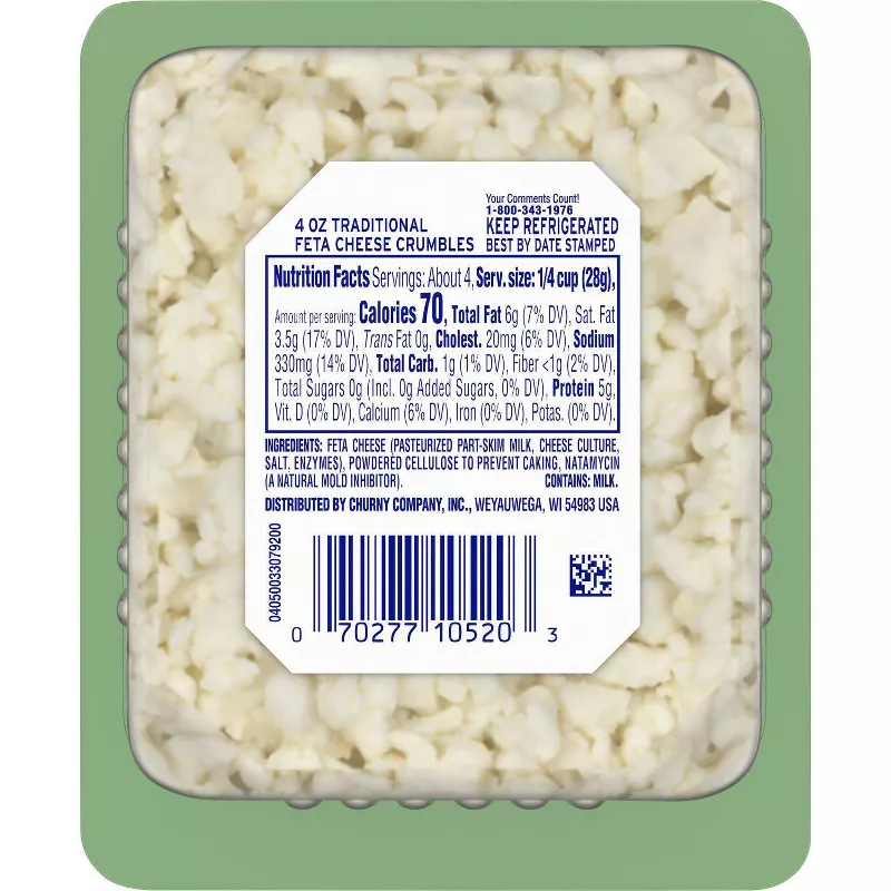 Athenos Crumbled Traditional Feta Cheese Athenos Crumbled Traditional Feta Cheese