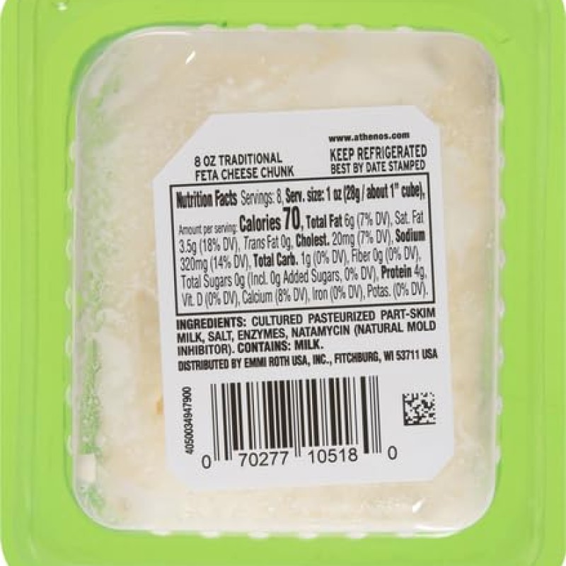 Athenos Feta Cheese Chunk Athenos Feta Cheese Chunk