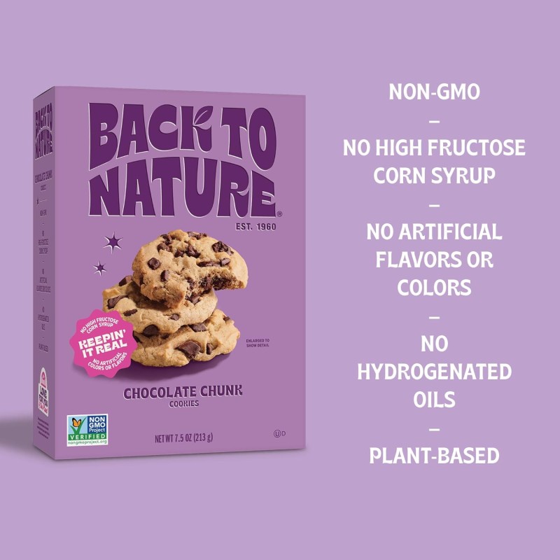 Back to Nature Chocolate Chunk Cookies Back to Nature Chocolate Chunk Cookies