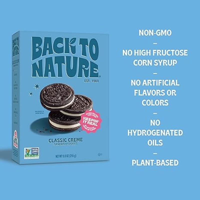 Back To Nature Classic Creme Cookies Back To Nature Classic Creme Cookies