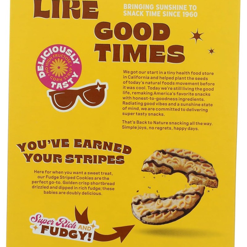 Back To Nature Fudge Striped Cookies Back To Nature Fudge Striped Cookies