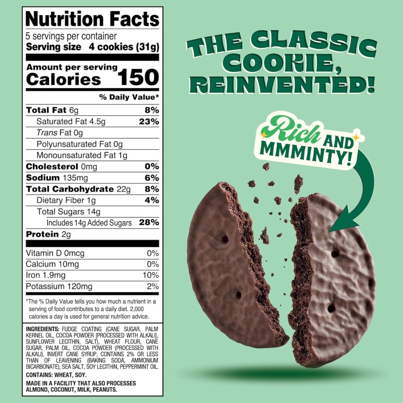 Back to Nature Fudge Mint Cookies Back to Nature Fudge Mint Cookies