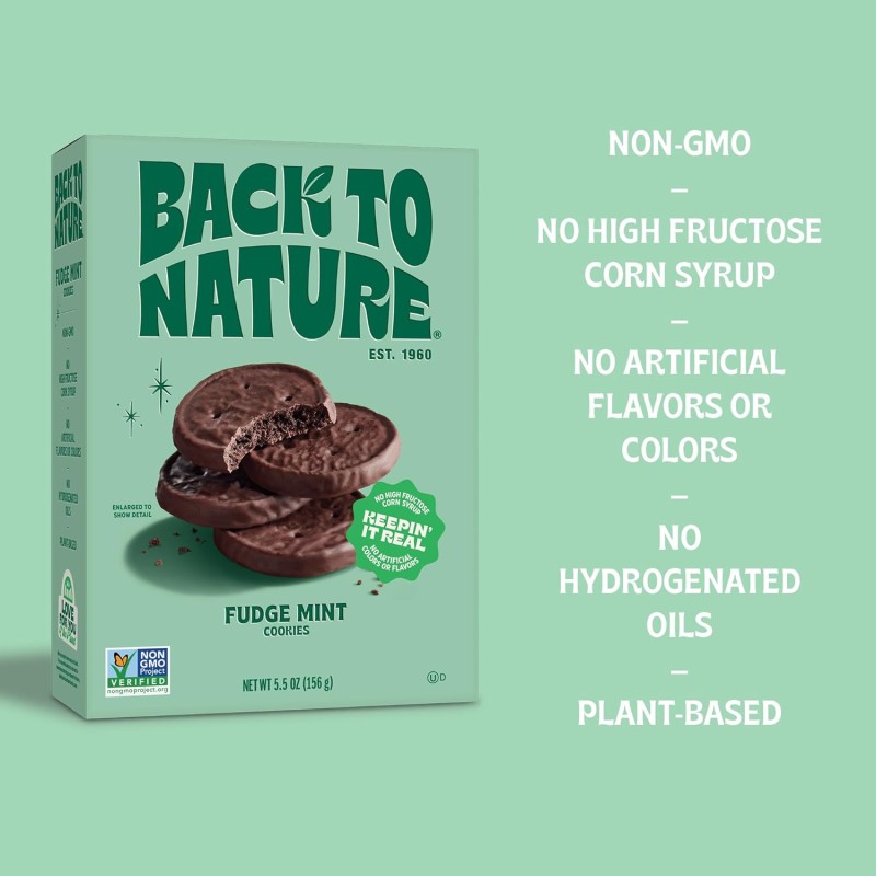 Back to Nature Fudge Mint Cookies Back to Nature Fudge Mint Cookies