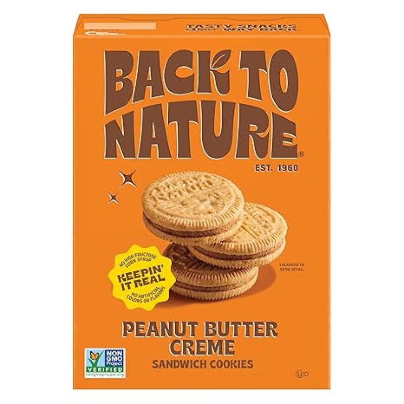 Back to Nature Peanut Butter Cookies