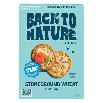 Back To Nature Stoneground Wheat Crackers Back To Nature Stoneground Wheat Crackers
