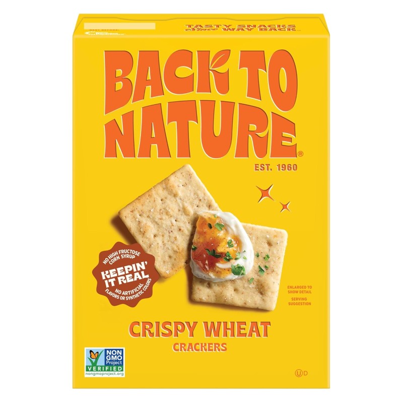 Back To Nature Crispy Wheat Crackers Back To Nature Crispy Wheat Crackers