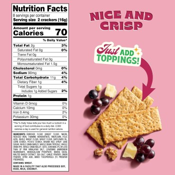 Back To Nature Pink Himalayan Salt Crackers