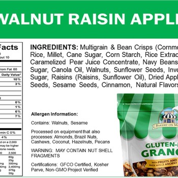 Bakery Walnut Raisin Apple Bakery Walnut Raisin Apple