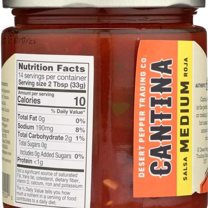Desert Pepper Trading Cantina Salsa Medium Red – 16 Oz