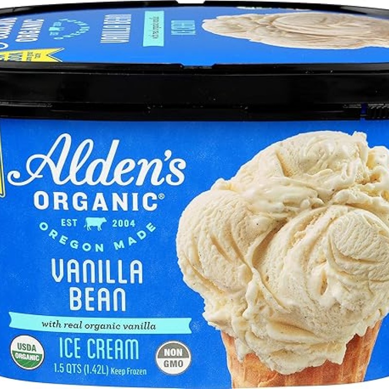 Alden's Organic Vanilla Bean Ice Cream (1.5 qt) Alden's Organic Vanilla Bean Ice Cream (1.5 qt)