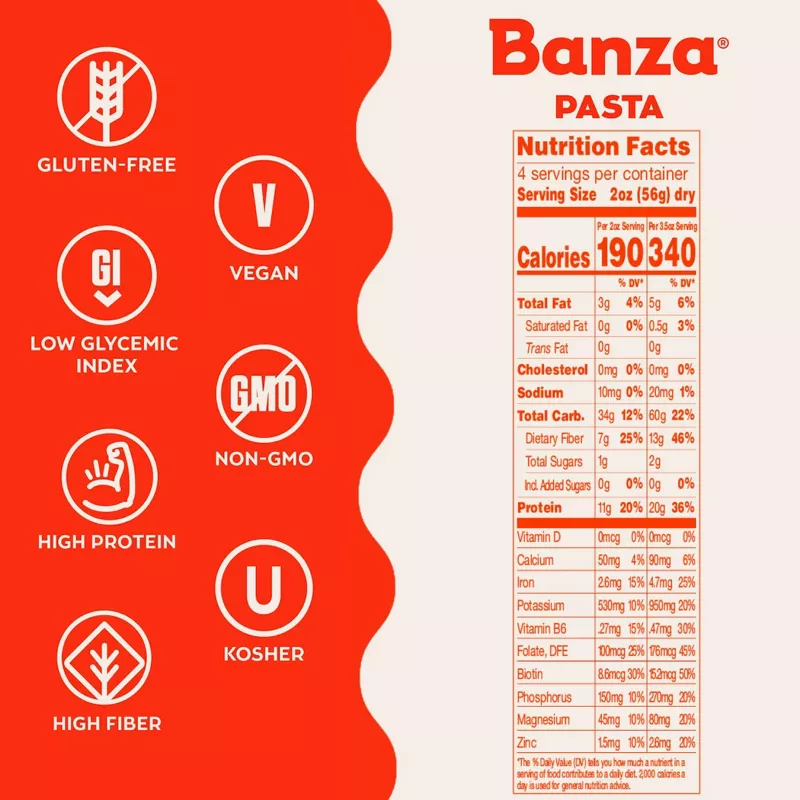 Banza Gluten Free Chickpea Elbows Banza Gluten Free Chickpea Elbows