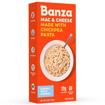 Banza Elbows With White Cheddar Elbows Banza Elbows With White Cheddar Elbows