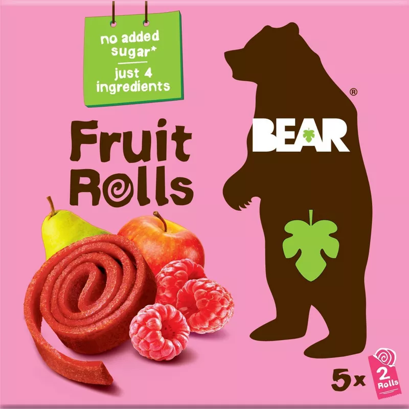 BEAR Raspberry Fruit Rolls BEAR Raspberry Fruit Rolls