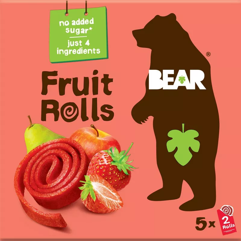 BEAR Strawberry Fruit Rolls BEAR Strawberry Fruit Rolls