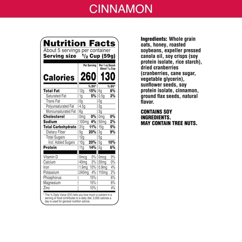 Bear Naked Granola Cinnamon Protein Bear Naked Granola Cinnamon Protein