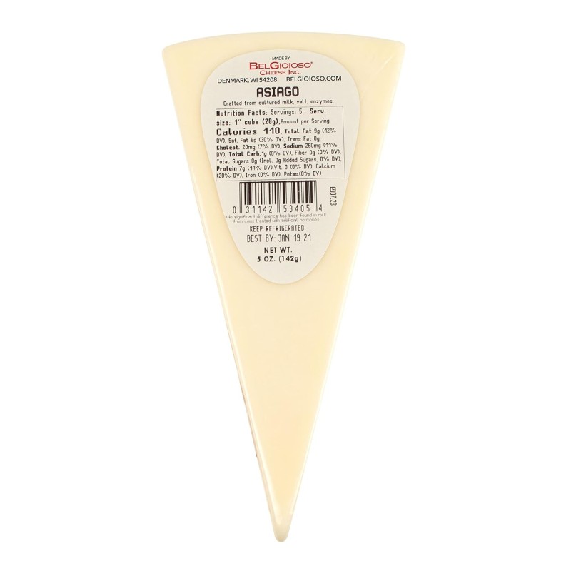 Belgioioso Cheese Wedge Asiago Belgioioso Cheese Wedge Asiago