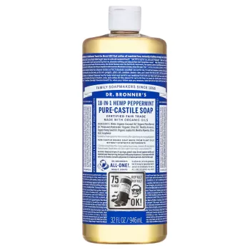 Dr. Bronner's Peppermint Castile Soap 32 Oz
