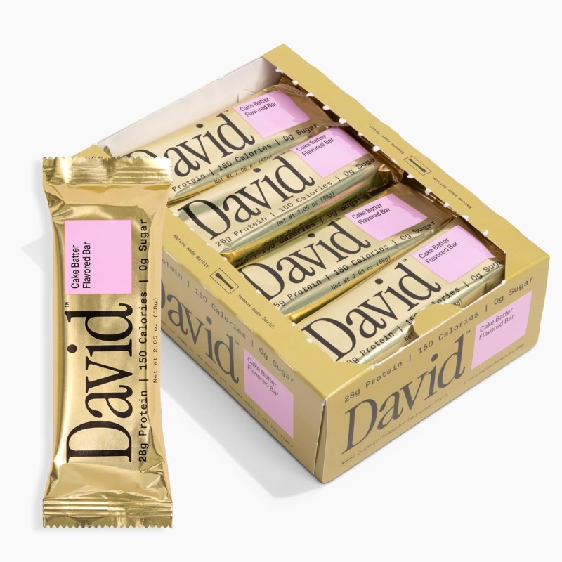 David Cake Batter Flavored Protein Bar