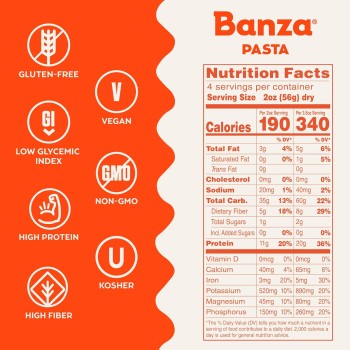 Banza Shells Pasta from Chickpeas Banza Shells Pasta from Chickpeas