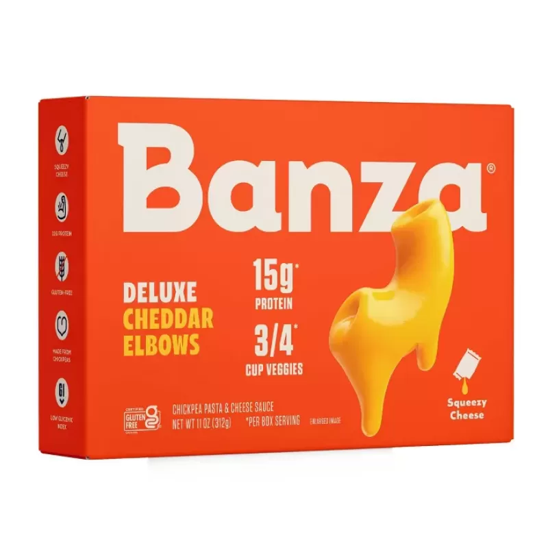 Banza Cheddar Elbows Delux Banza Cheddar Elbows Delux