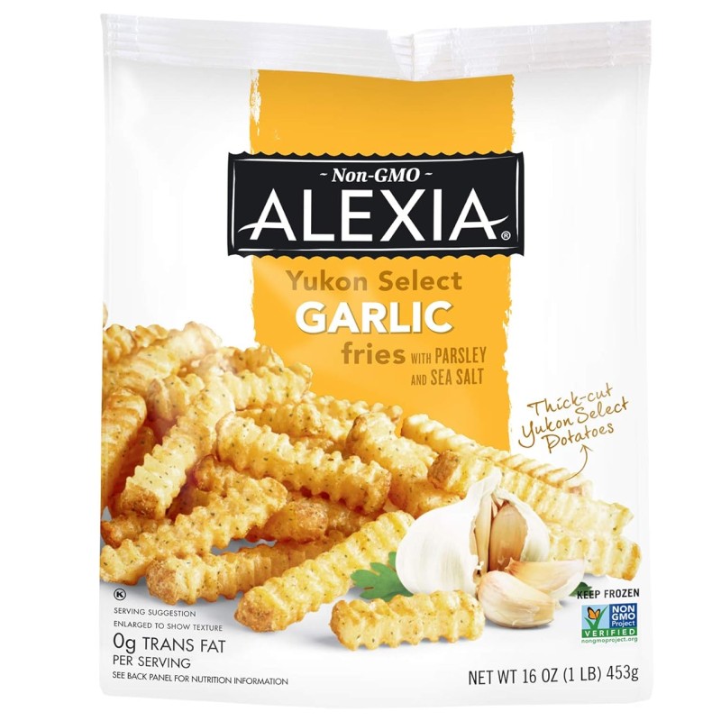 Alexia Yukon Select Garlic Fries with Parsley and Sea Salt 16 oz (Frozen) Alexia Yukon Select Garlic Fries with Parsley and Sea Salt 16 oz (Frozen)