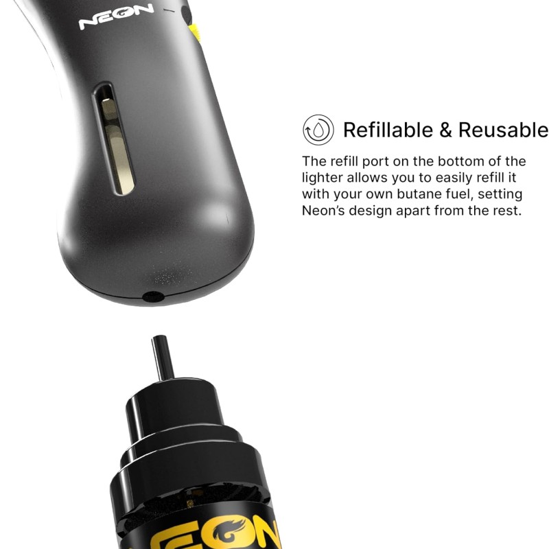 Neon Refillable Butane Barbeque Lighter Neon Refillable Butane Barbeque Lighter