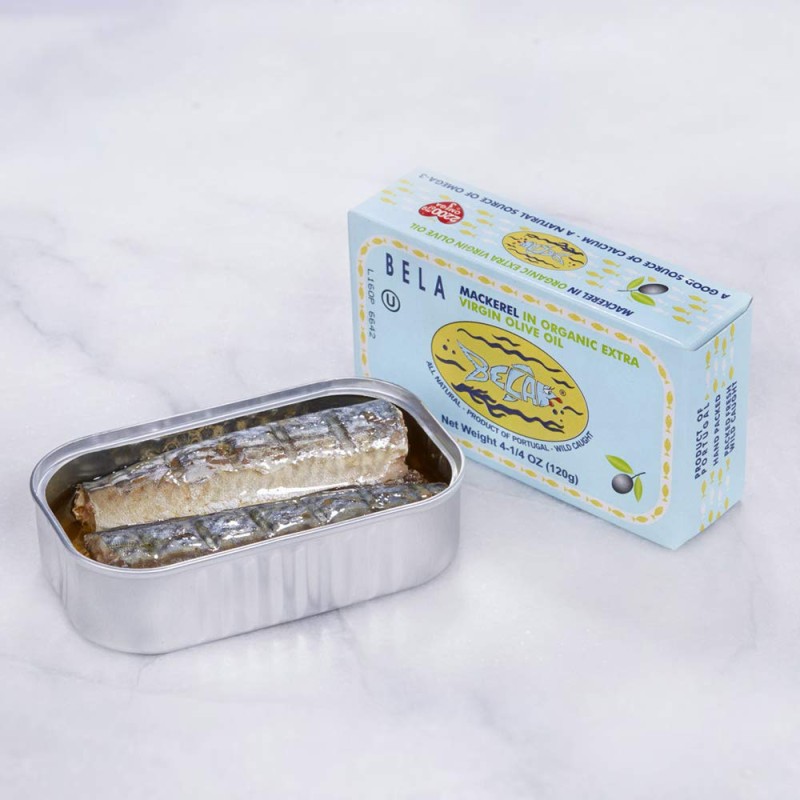 Bella Mackerel In Organic EVOO Bella Mackerel In Organic EVOO