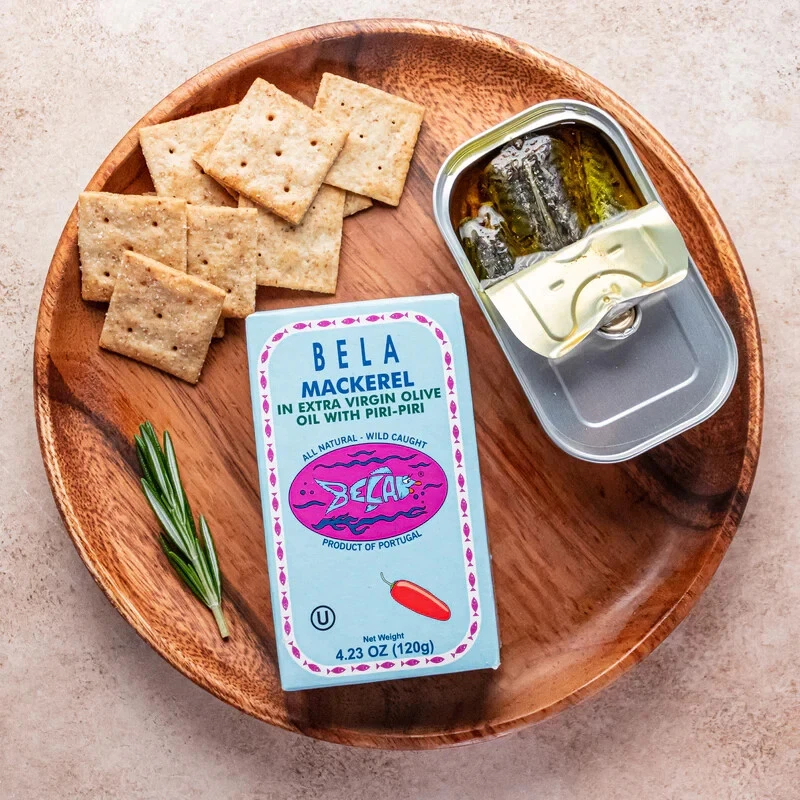 Bella Mackerel In Organic EVOO & Peri-Peri Bella Mackerel In Organic EVOO & Peri-Peri