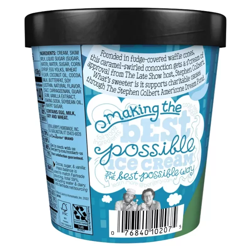 Ben & Jerry's Americone Dream Vanilla Ice Cream Ben & Jerry's Americone Dream Vanilla Ice Cream