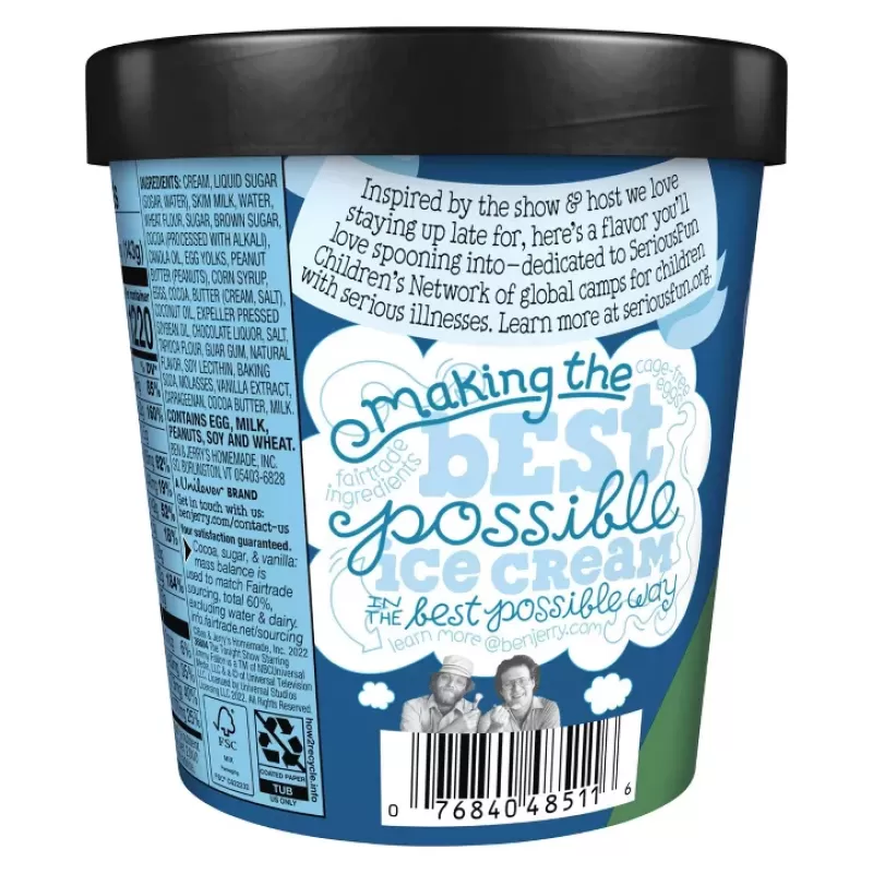Ben and Jerry's The Tonight Dough Caramel & Chocolate Ice Cream Ben and Jerry's The Tonight Dough Caramel & Chocolate Ice Cream