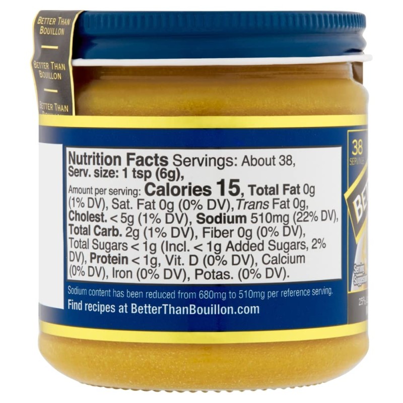 Better Than Bouillon Reduced Sodium Chicken Base Better Than Bouillon Reduced Sodium Chicken Base