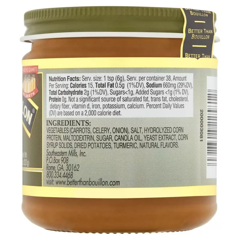 Better Than Bouillon Vegetarian No Chicken Base Better Than Bouillon Vegetarian No Chicken Base