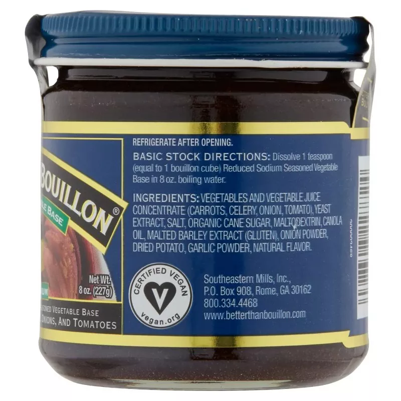 Better Than Bouillon Seasoned Vege Base L/S Better Than Bouillon Seasoned Vege Base L/S