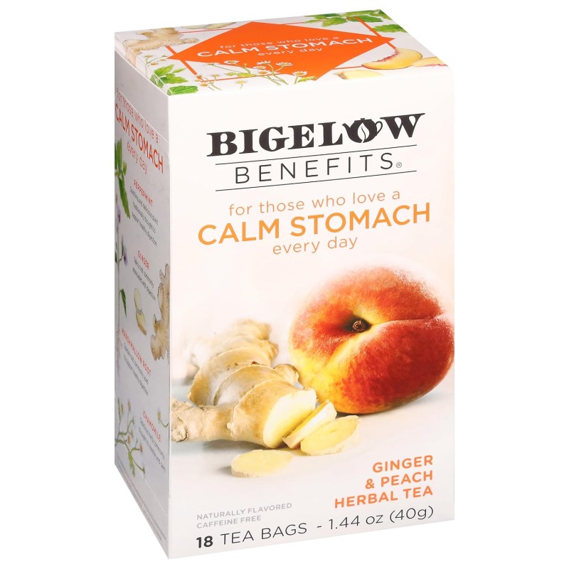 Bigelow Benefits Ginger Peach Calm Stomach