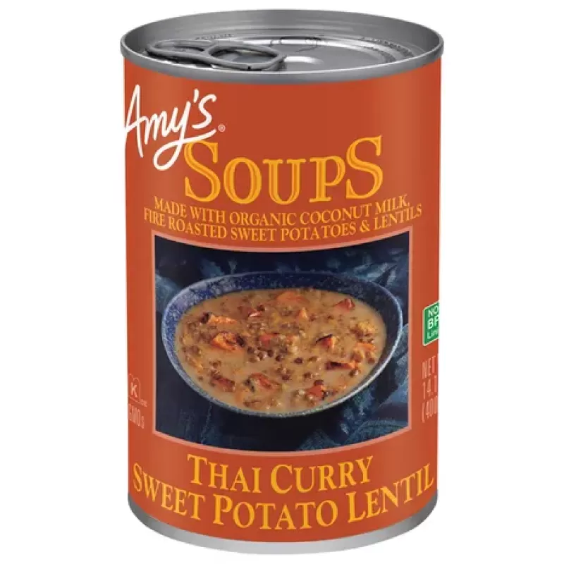 Amy's organic Thai Curry Sweet Potato Lentil Soup Amy's organic Thai Curry Sweet Potato Lentil Soup