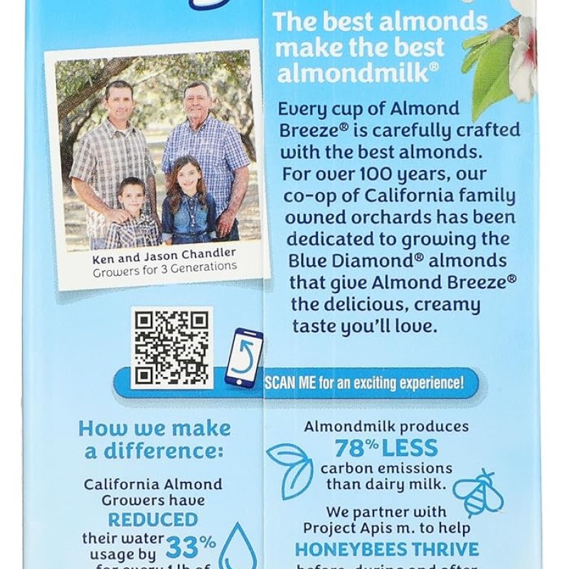 Blue Diamond Almond Breeze Original Unsweetened Blue Diamond Almond Breeze Original Unsweetened