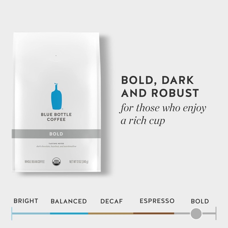 Blue Bottle Whole Bean Organic Coffee Blue Bottle Whole Bean Organic Coffee