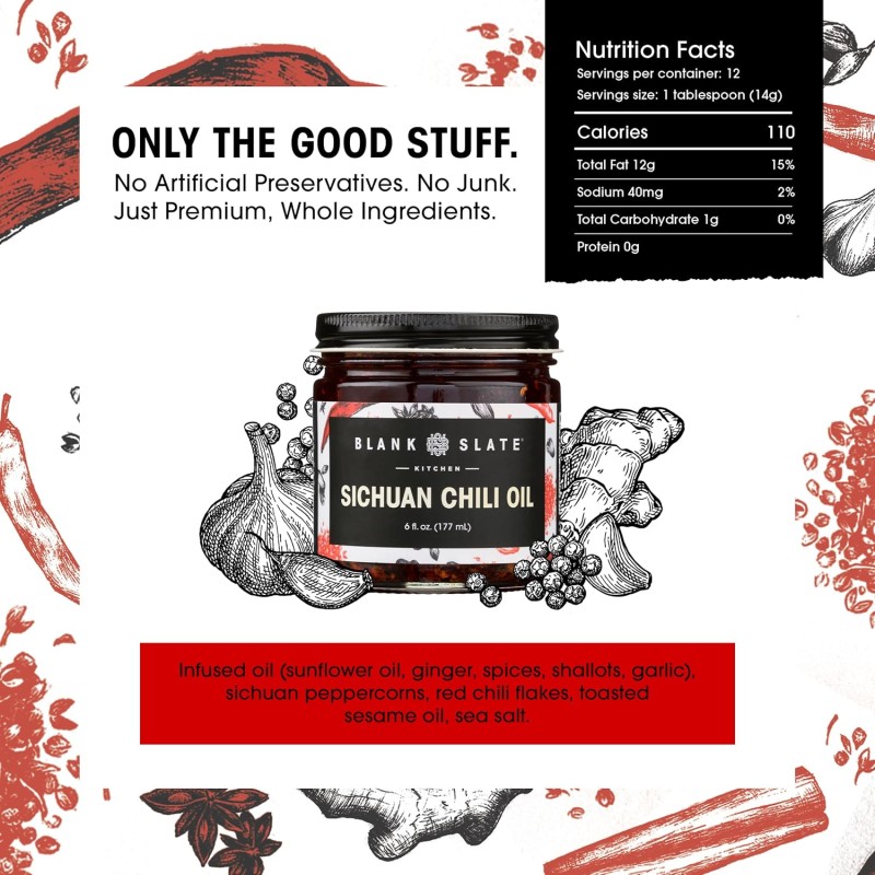 Blank Slate Sichuan Chili oil Blank Slate Sichuan Chili oil