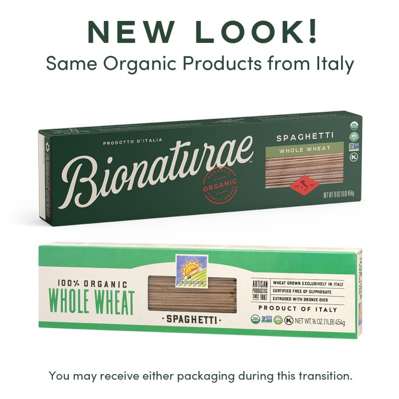 Bionature Organic Whole Wheat Spaghetti Bionature Organic Whole Wheat Spaghetti
