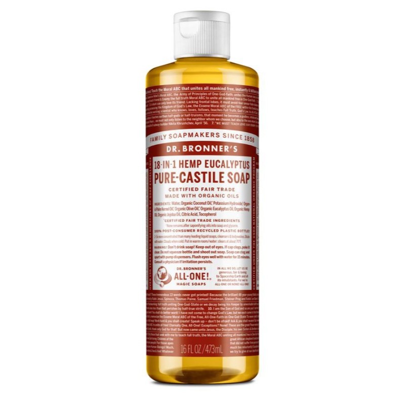 Dr. Bronner's Hemp Eucalyptus Castile Soap 16 Oz
