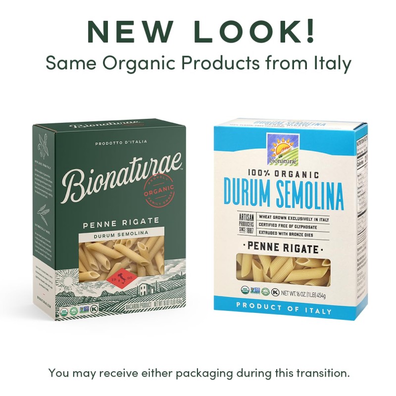 Bionaturae Organic Semolina Penne Rigate Bionaturae Organic Semolina Penne Rigate