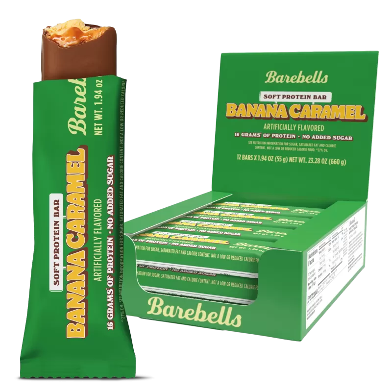 Barebells Protein Bars Banana Caramel Barebells Protein Bars Banana Caramel