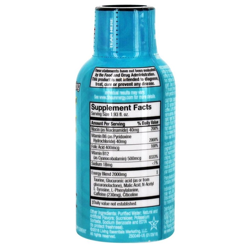 Blue Raspberry Ex Strength 5-hour ENERGY Blue Raspberry Ex Strength 5-hour ENERGY