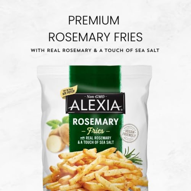 Alexia Crispy Rosemary Fries with Sea Salt 16 oz (Frozen) Alexia Crispy Rosemary Fries with Sea Salt 16 oz (Frozen)
